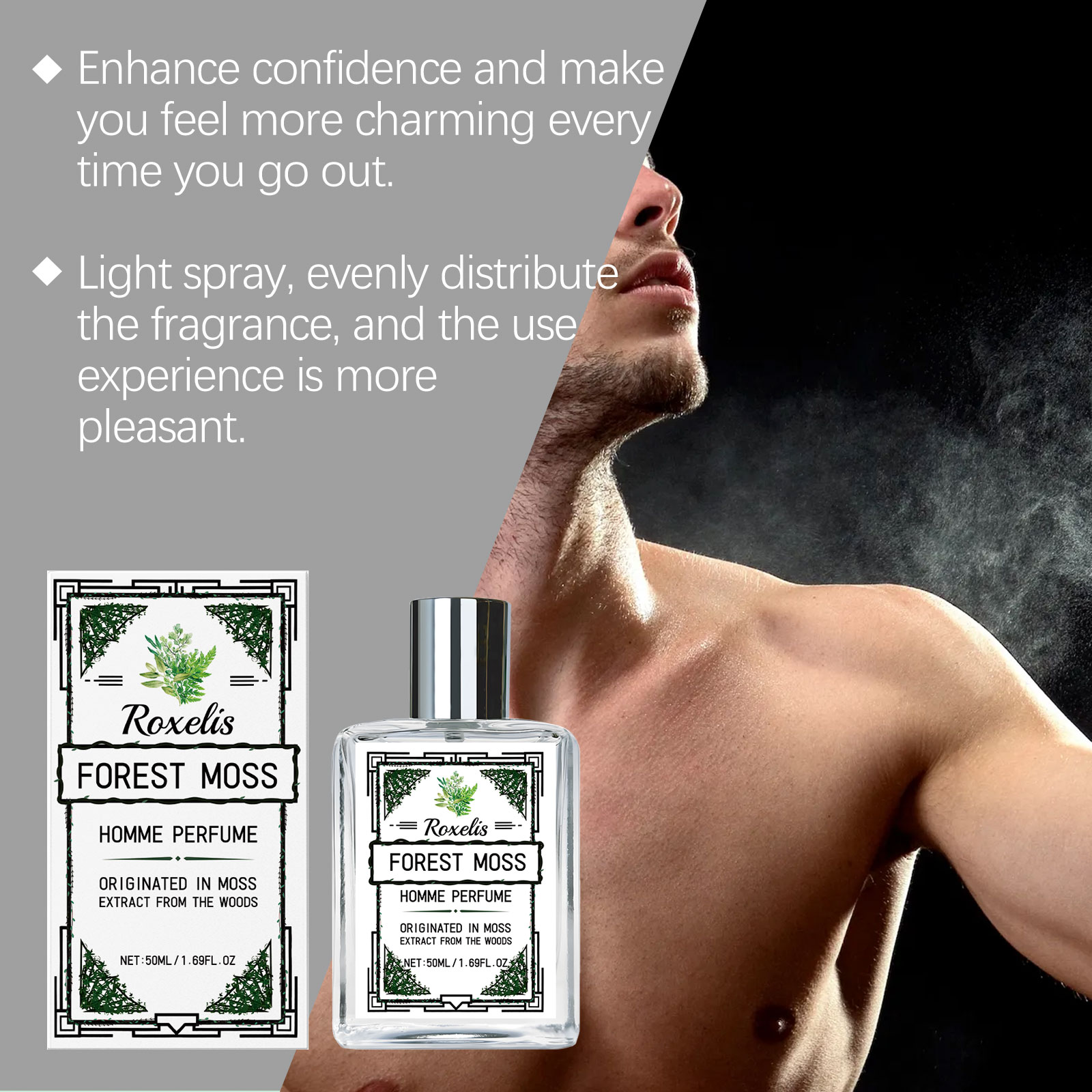 Perfume Fragrance List - Roxelis 50ml Fragranza Maschile, Profumo Fresco