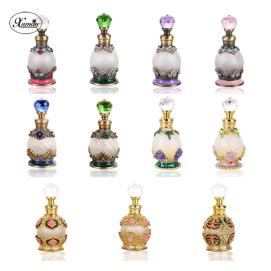 Perfume Fragrance Attar - 15ml Prugna Peonia Girasoli Bottiglia di