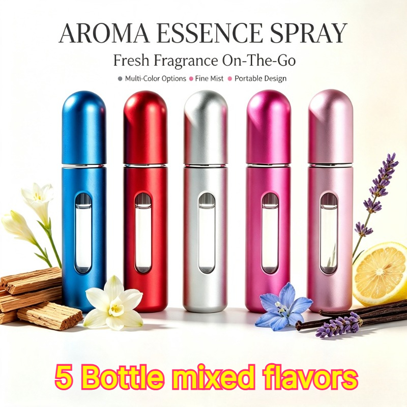 Perfume La Fragrance - 5 Flaconi di Spray Profumato Hilton