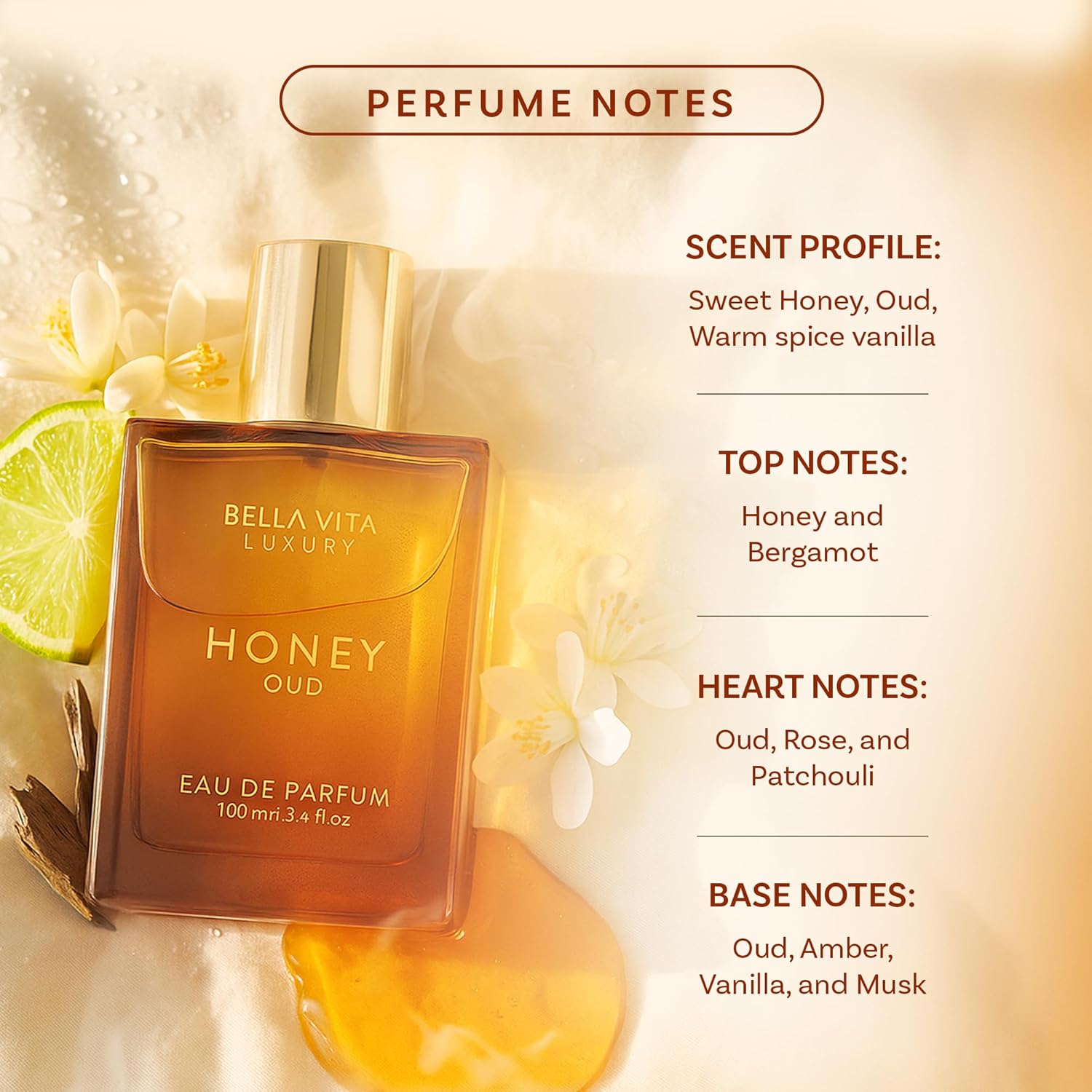BellaVita Luxury Honey Oud EDP - Perfume Quality Fragrance Oils recensione e prezzo