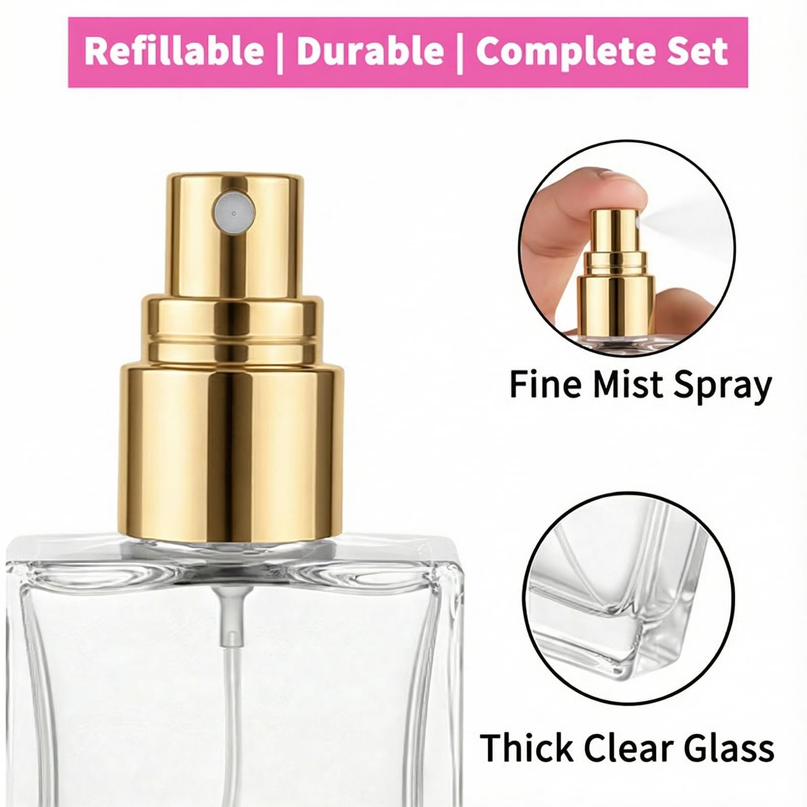 Flaconi spray per profumo in v - Perfume Fragrance Ingredients recensione e prezzo