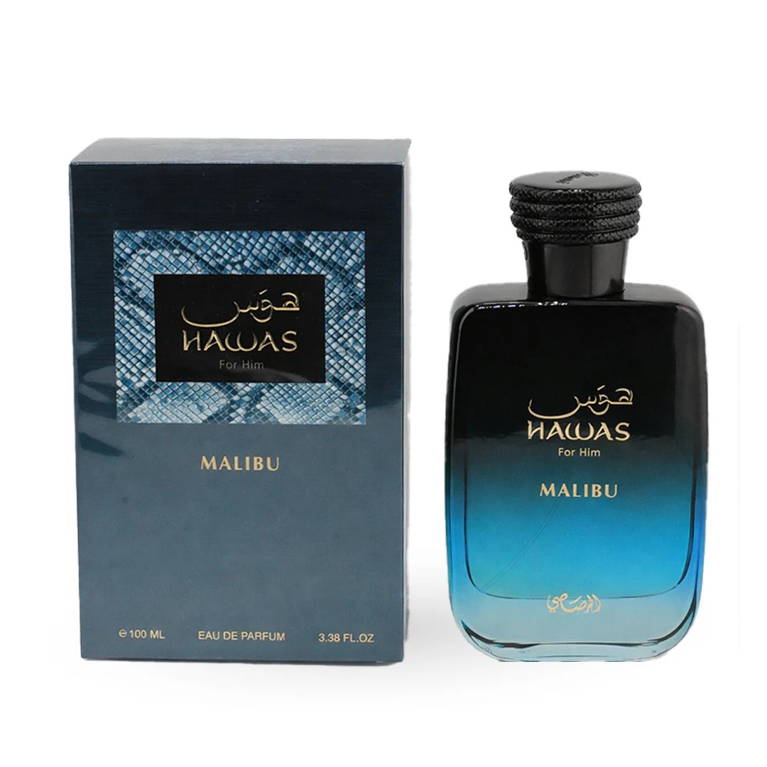 Rasasi Hawas Malibu For Him ED - Perfume Fragrance Blue recensione e prezzo